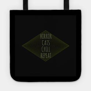 Horror, Cats, Chill, Repeat.... Tote