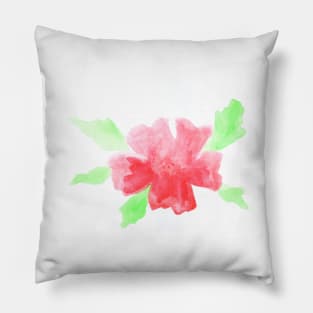 Flower, floral, flowers, nature, plant, gift, holiday, art, sketch, watercolor, Pillow