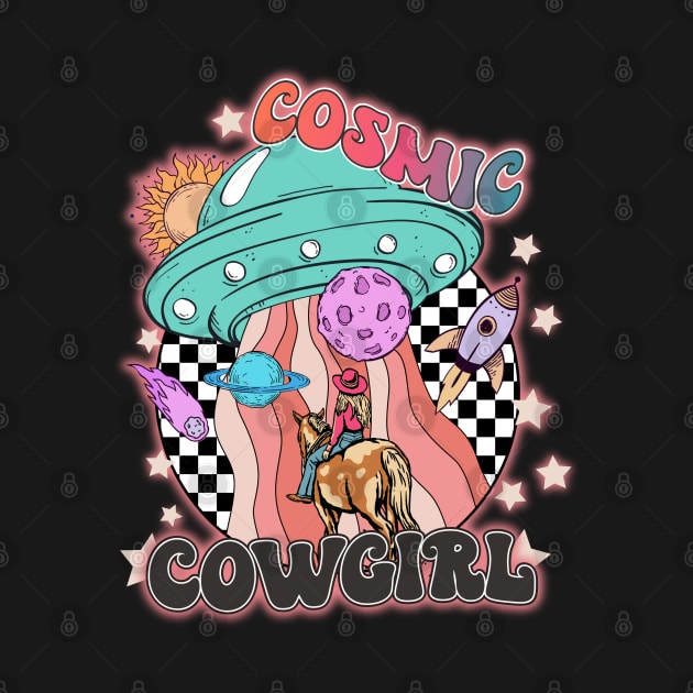 Cosmic Cowgirl by PlayfulPrints