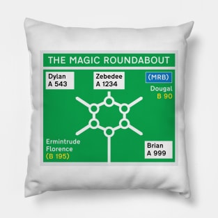 The Magic Roundabout Pillow