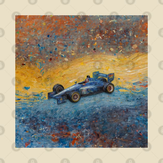 Racing Renaissance formula one painting by nancysroom