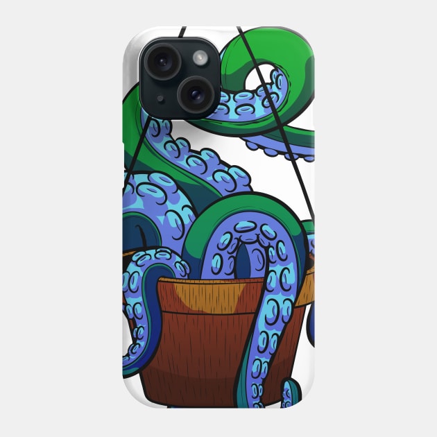 Weird tentacles Phone Case by Alcano