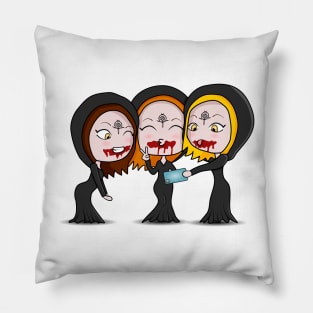 Dimitrescu daughters selfie Pillow