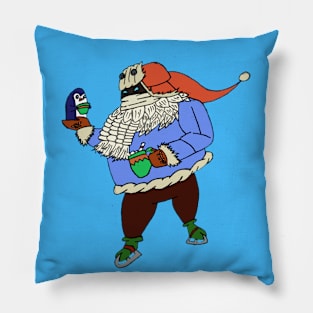 Bard and a penguin Pillow