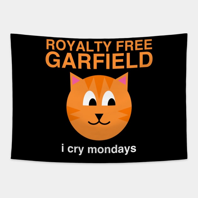 Royalty Free Garfield Tapestry by Bob Rose