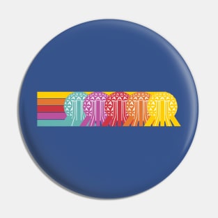 Retro Spaceship Earths Pin