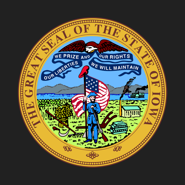 Seal of Iowa by Flags of the World