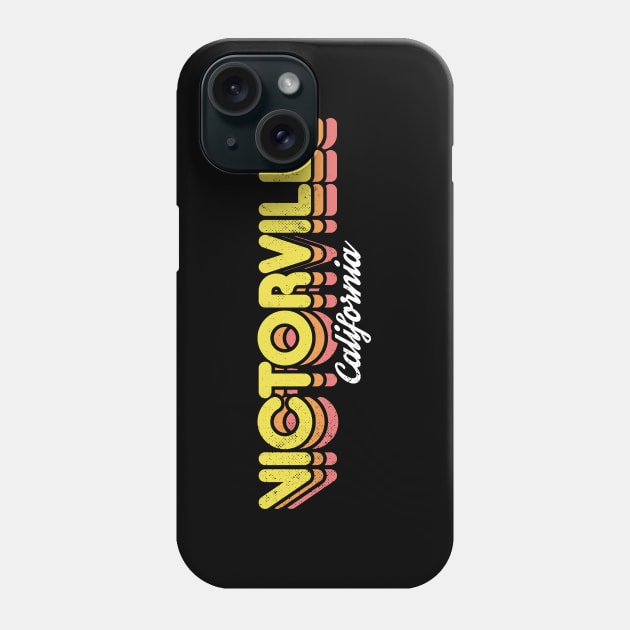 Retro Victorville California Phone Case by rojakdesigns