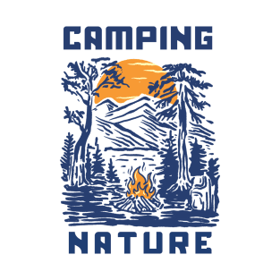 Camping on Nature Landscape T-Shirt