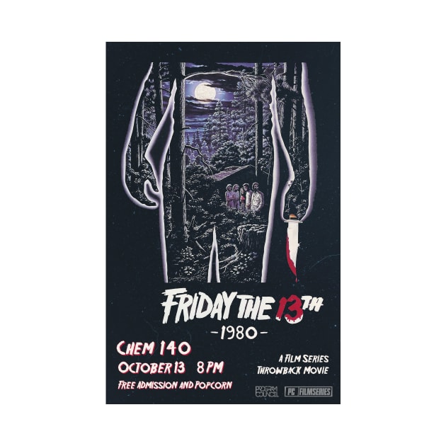 Friday the 13th 1980 Movie Poster by petersarkozi82@gmail.com