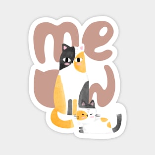 Calico Cats Magnet