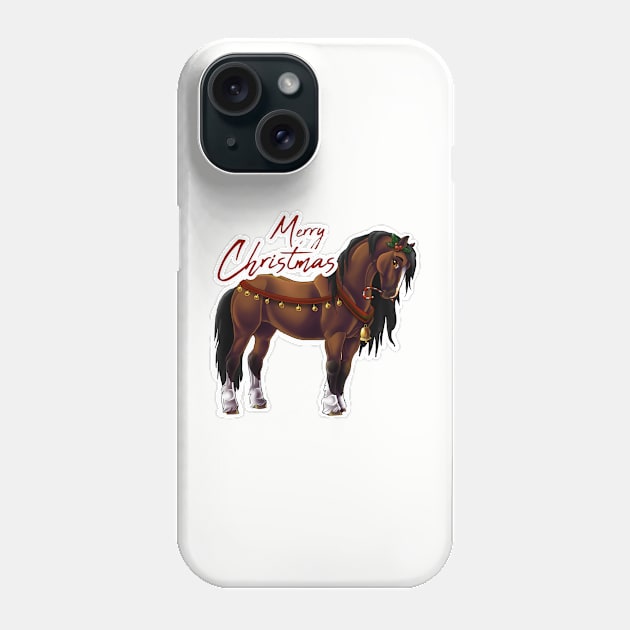 Jingle Bells Merry Christmas Phone Case by Unicornarama