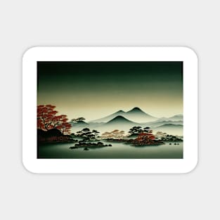 Japan landscape Magnet