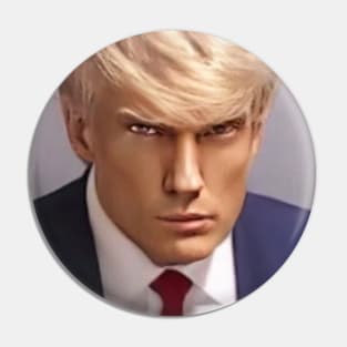 Trump Anime Mugshot Pin