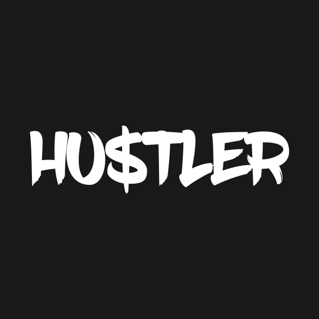 Hustler white gift idea by Monstershirts