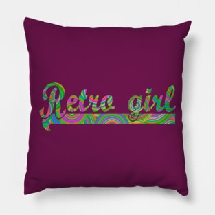 Retro girl Pillow