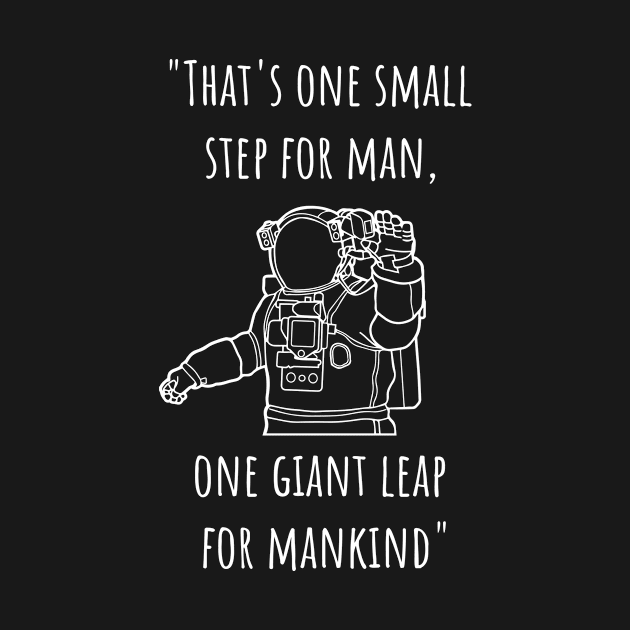 Moon Landing Quote (v1) by bluerockproducts