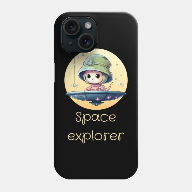 Cats in space, cat lovers, astronomy, milkyway, ufo, space explorer Phone Case by GuGus