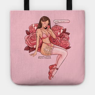 St Valentine day girl Tote