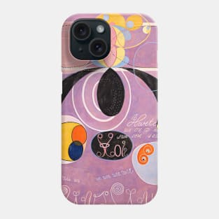 High Resolution Hilma af Klint Group Iv No 6 Adulthood 1907 Phone Case