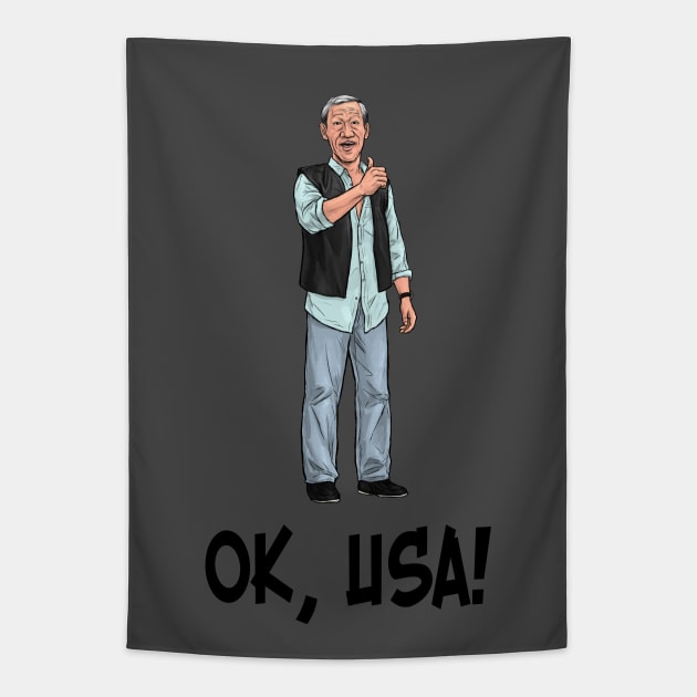 OK USA! Tapestry by PreservedDragons