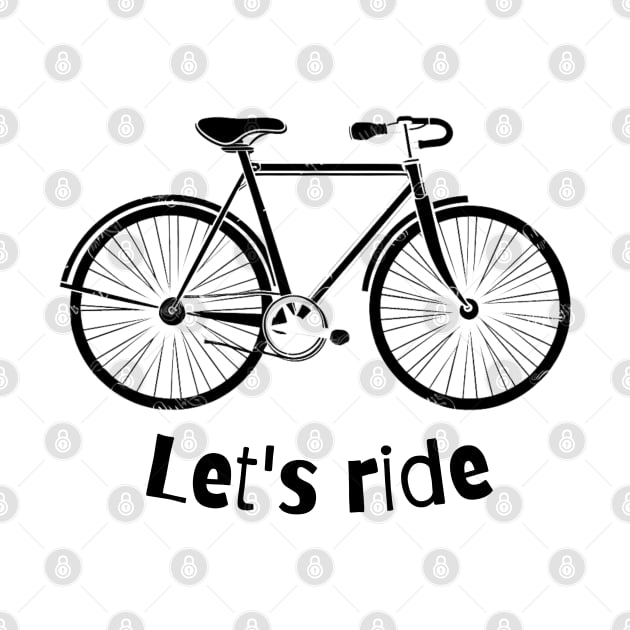 Let's ride bicycle by Stitch & Stride