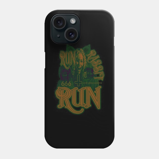 Run Rabbit Run (Distressed Green) Phone Case by The Dark Vestiary