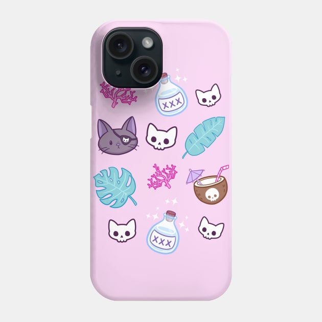 Pirate Cat | Nikury Phone Case by Nikury