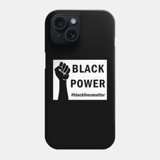 Black Power Fist Phone Case