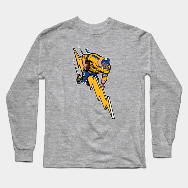 Vintage Chargers Design - Clean Version Long Sleeve T-Shirt