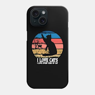 I love cats Phone Case