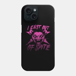 I Exist Out of Spite Possum T Shirt, Possum Phone Case