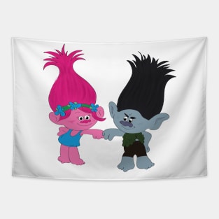 Poppy and Branch from Trolls Dreamworks Tapestry