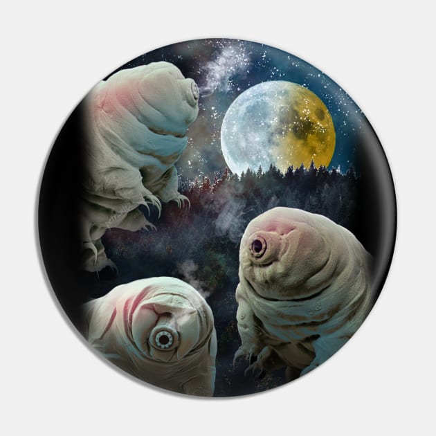 Tardigrades howling at the moon Pin by Petra Vitez