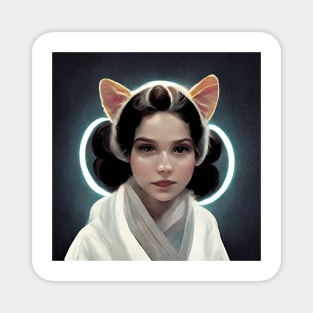 Kitty Star Wars Girl Magnet