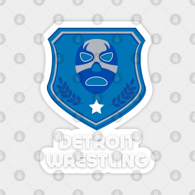 Detroit Wrestling "Hilo Blue" Magnet by DDT Shirts