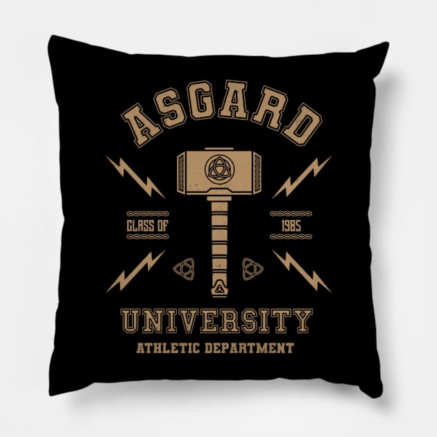 Asgard University Pillow by meldypunatab