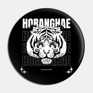 Seventeen SVT Hoshi horanghae typography tiger carat | Morcaworks Pin