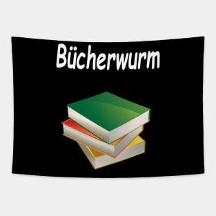 Bücherwurm Tapestry