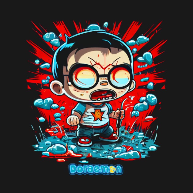 Angry Baby Nobita by gblackid