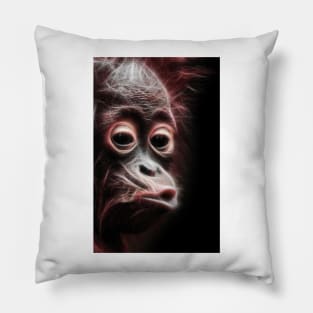 Funny Monkey Kiss Pillow