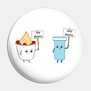 Probiotics vs Antibiotics Pin