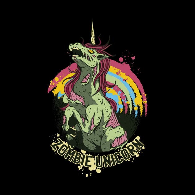 Zombie unicorn by LR_Collections