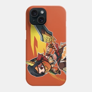 Monster Hunter World Chibi Insect Glaive Phone Case