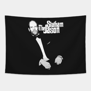 jason statham fan works graphic design and drawing by ironpalette Tapestry