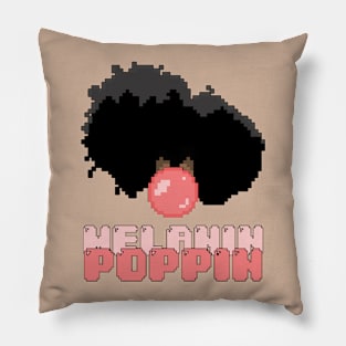 Melanin Poppin Pillow