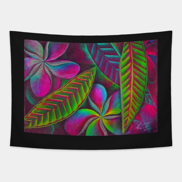 Frangipani Tapestry by karincharlotte