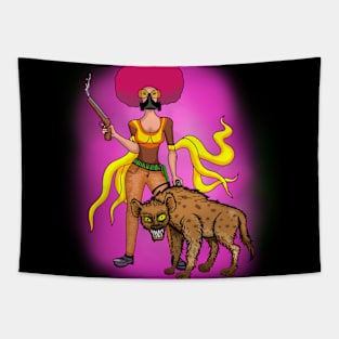 Hyena Girl Tapestry