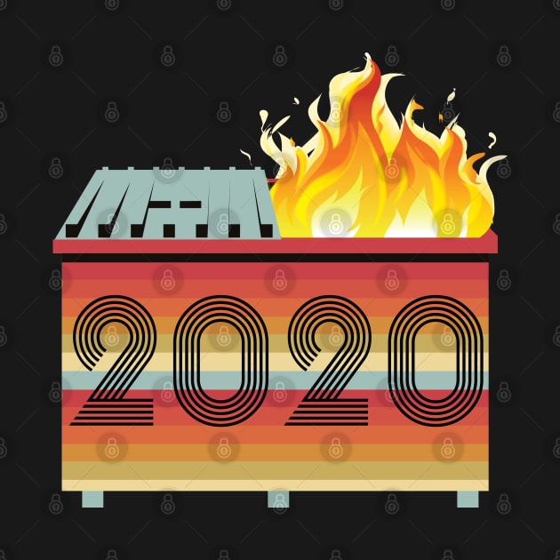 2020 dumpster fire by PhiloArt