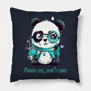 Panda Life - Cute and Playful Panda Design Pillow